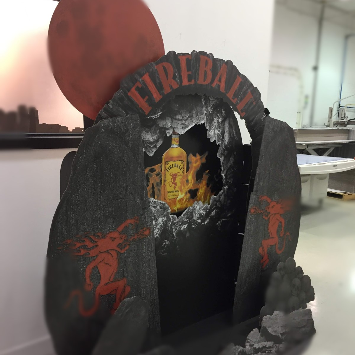 Fireball at Local Wine Shop
